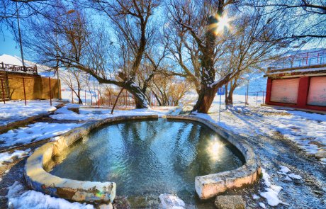 Sheikh Balak mineral water pool in Badinan area. (Photo: KRG)